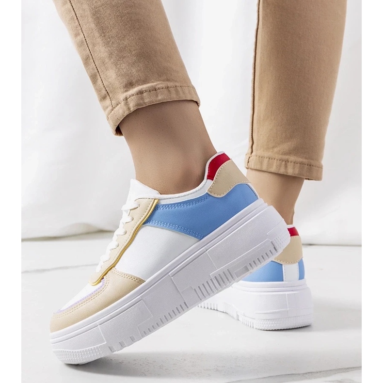 D/GMR Mandib fehér női tornacipő bézs 1 D/GMR Mandib fehér női tornacipő bézs 1