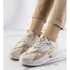 D/GMR Bézs Mansfield tornacipő 2