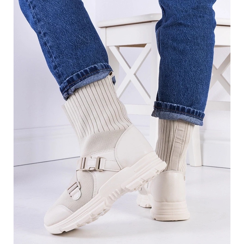 D/GMR Saker bézs színű tornacipő 2