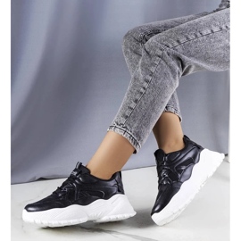 D/GMR Fekete tornacipő masszív Lorene talpon 1 D/GMR Fekete tornacipő masszív Lorene talpon 1