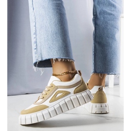 D/GMR Robyn bézs színű platform tornacipő 2