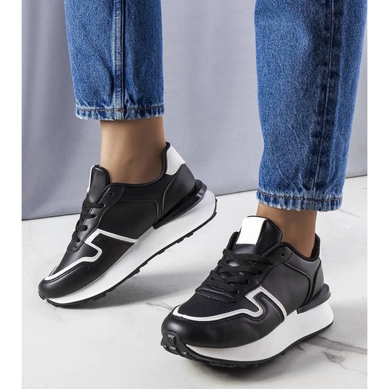 D/GMR Fekete platform tornacipő a Blanche-tól 1