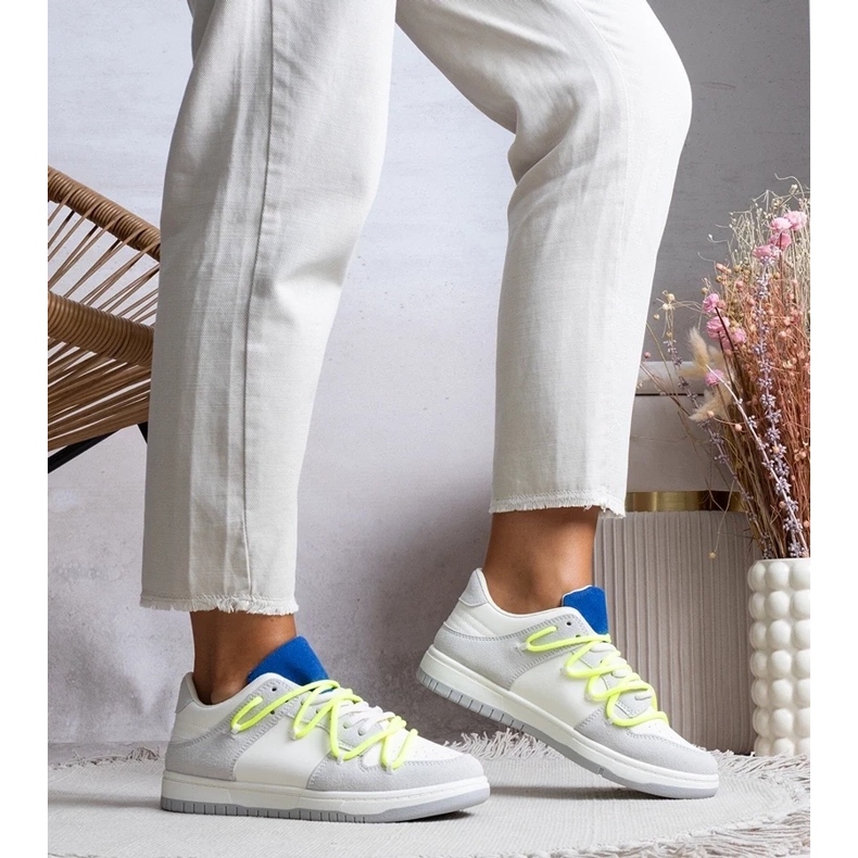 D/GMR Szürke cipők női cipők neon csipkékkel Arcobaleno 1