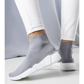 D/GMR Szürke magas tornacipő a Williamtől 2