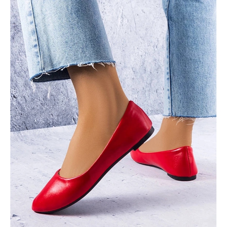 D/GMR Narcisse piros klasszikus balerinák 2