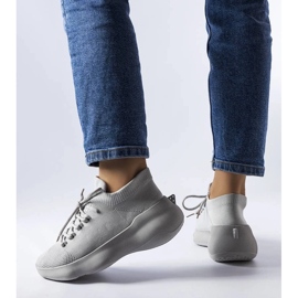 D/GMR Szürke textil edzőcipő a Lavallée-től 2 D/GMR Szürke textil edzőcipő a Lavallée-től 2