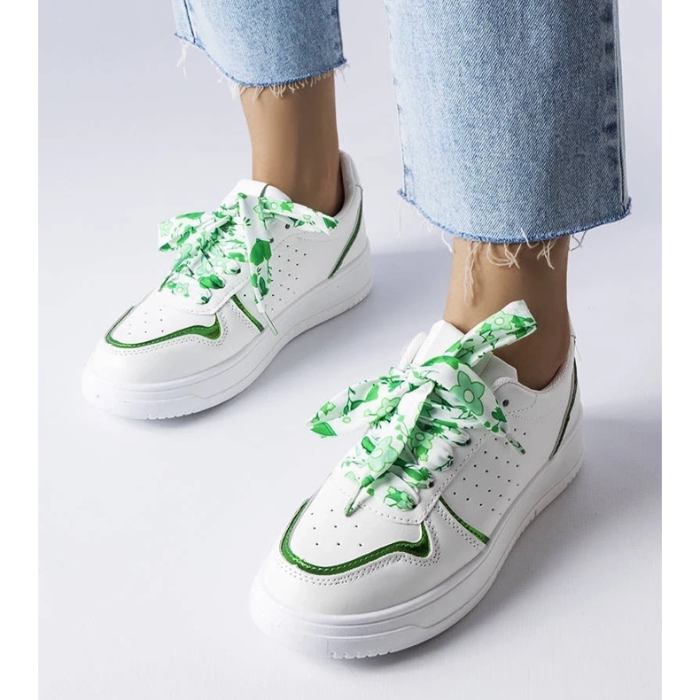 D/GMR Pryor szalaggal átkötött fehér tornacipő 1 D/GMR Pryor szalaggal átkötött fehér tornacipő 1