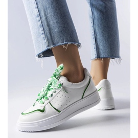 D/GMR Pryor szalaggal átkötött fehér tornacipő 2 D/GMR Pryor szalaggal átkötött fehér tornacipő 2