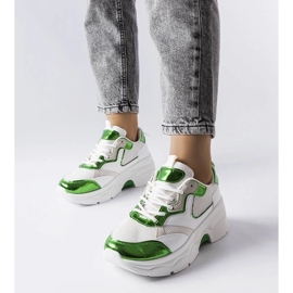 D/GMR Fehér és zöld női tornacipő a Séguin-tól 2