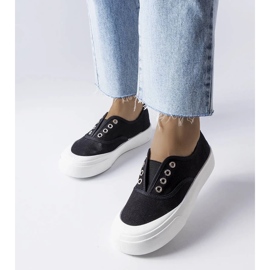 D/GMR Fekete slip-on tornacipő a Rabicantól 1