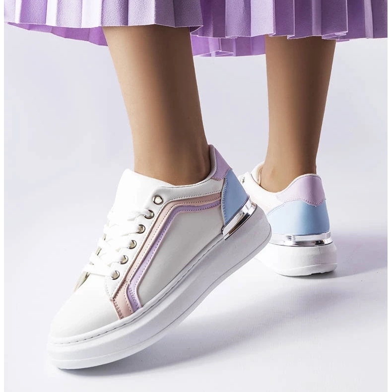 D/GMR Soucy fehér tornacipő vastag talppal 1