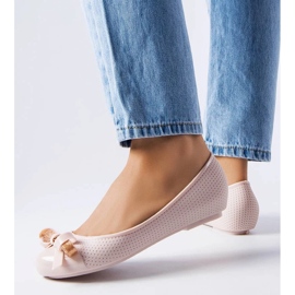 D/GMR Harlingeni masnival díszített bézs balerinák 2