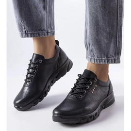 D/GMR Fekete áttört bőr brogue a Brodeur-től 1 D/GMR Fekete áttört bőr brogue a Brodeur-től 1