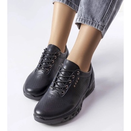 D/GMR Fekete áttört bőr brogue a Brodeur-től 2 D/GMR Fekete áttört bőr brogue a Brodeur-től 2