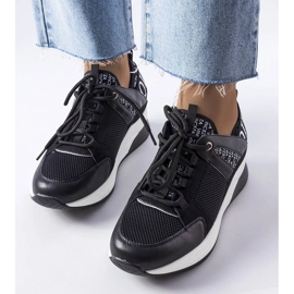 D/GMR Fekete -fehér cipők Vinceeza 2