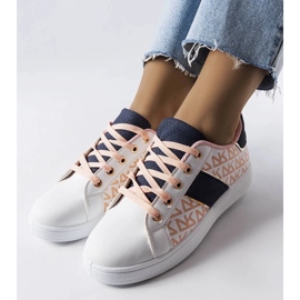 D/GMR Kessla fehér tornacipő színes betétekkel 2