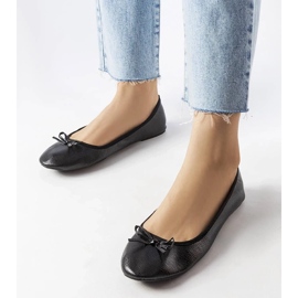 D/GMR Fekete balerinák Vaillancour masnival díszítve 1