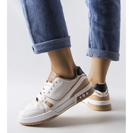 D/GMR Willson fehér tornacipő bézs betétekkel 2