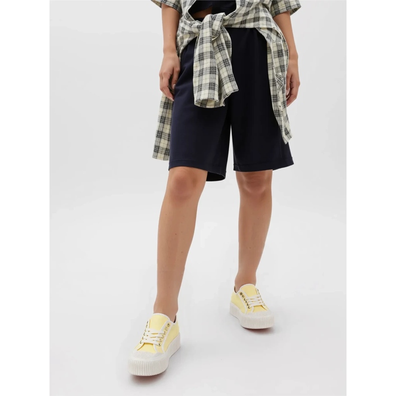 Sárga női platform tornacipő 1