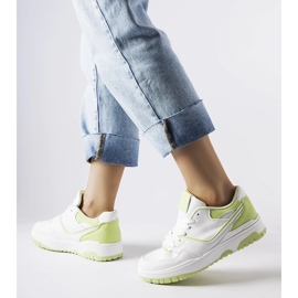 D/GMR Barrette fehér és zöld tornacipő 2 D/GMR Barrette fehér és zöld tornacipő 2