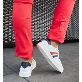 D/GMR Camilla fehér bőr fűzős tornacipő 1