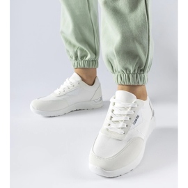 D/GMR Geraldino fehér szövet tornacipő 2