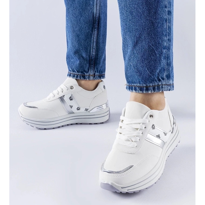 D/GMR Fehér Provinciale platform tornacipő 1