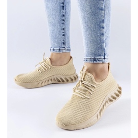 D/GMR Derek bézs szövet tornacipő 1