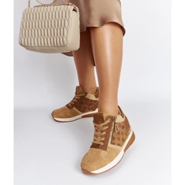 D/GMR Barna Knoxville Wedge tornacipő 2