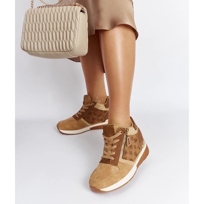 D/GMR Barna Knoxville Wedge tornacipő 2