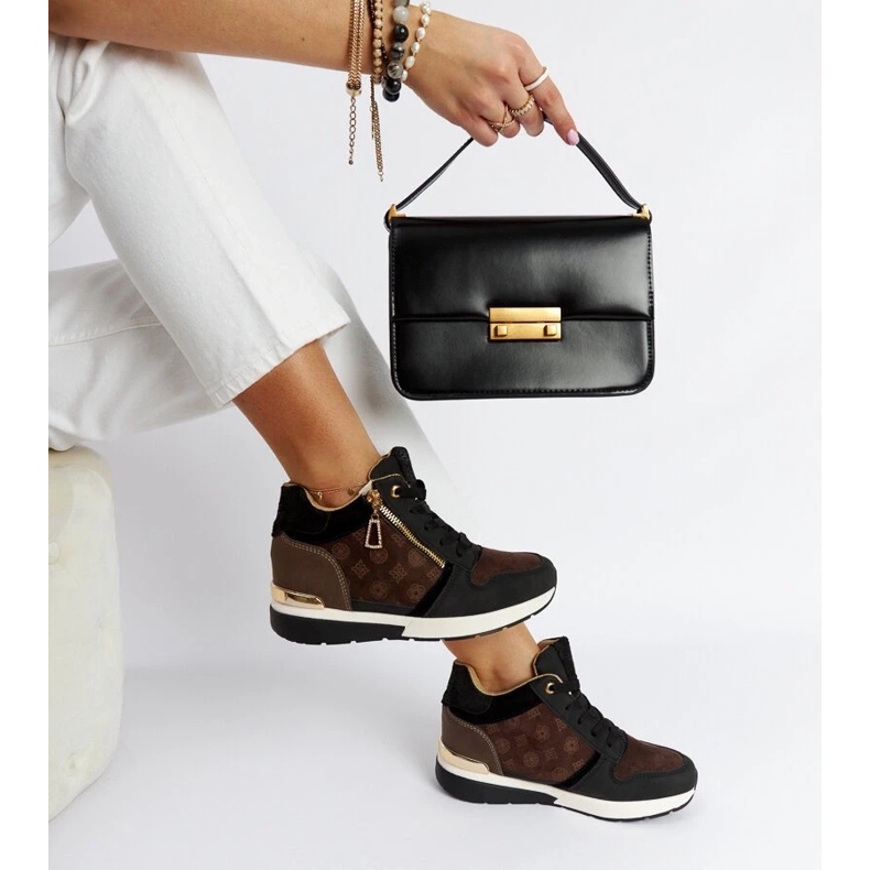 D/GMR Fekete Knoxville Wedge tornacipő 1