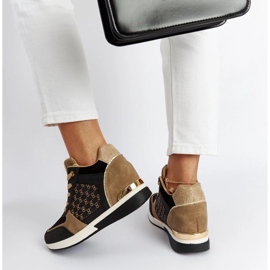 D/GMR Black Chestnut wedge tornacipő fekete 2