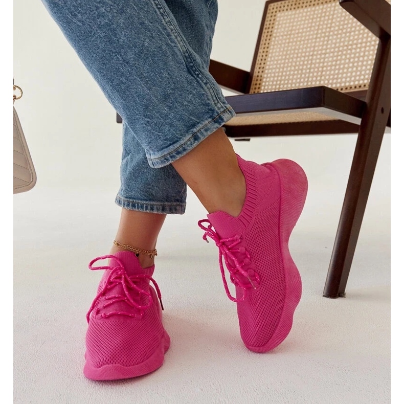 D/GMR Sötét rózsaszín Roshni sportcipő 2