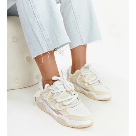 D/GMR Bézs színű tornacipő Melilot szövet betétekkel 1