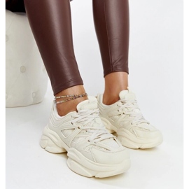 D/GMR Világos bézs színű Feaven sportcipő 2