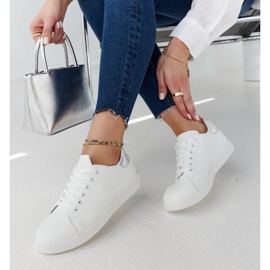 D/GMR Hagosa fehér platformú tornacipő 1