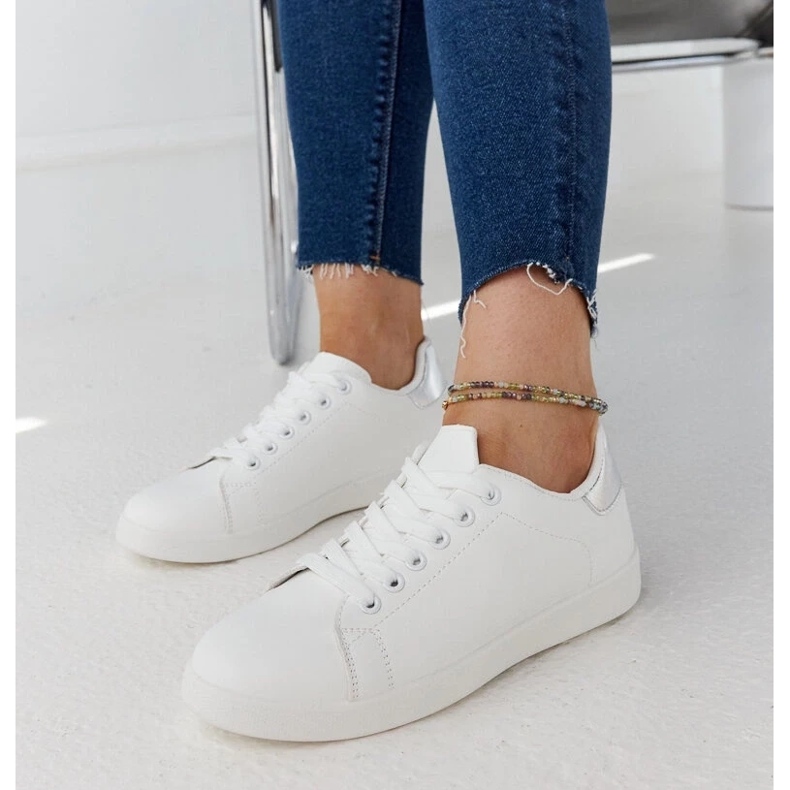 D/GMR Hagosa fehér platformú tornacipő 2