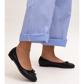 Fekete balettlapos masnival és bőrbetéttel, Rosalytól 2