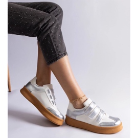 D/CEO Mena ezüst színű tornacipő tépőzárral 1