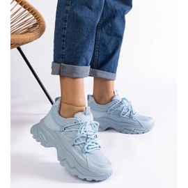 D/CEO Kék sportcipő masszív Roxana talppal 2