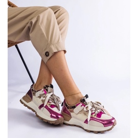 D/CEO Soria állatmotívummal díszített rózsaszín tornacipő 1