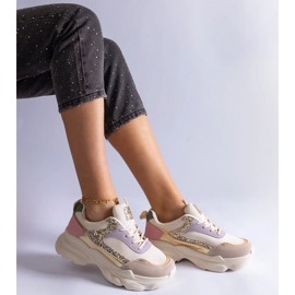 D/CEO Többszínű tornacipő csillogó Clorinda betétekkel sokszínű 2