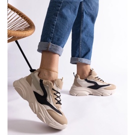 D/CEO Bézs és fekete színű női Milenka tornacipő 2