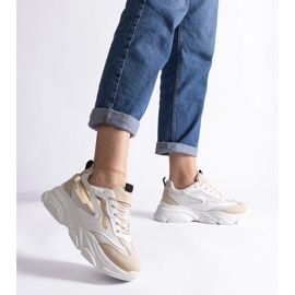 D/CEO Bézs és arany színű női Milenka tornacipő 2