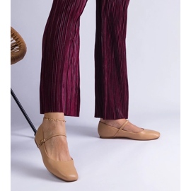 D/CEO Bézs -balerinák öko -házakkal 2