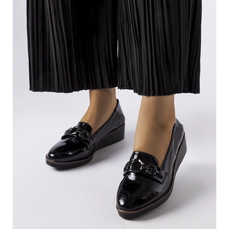 D/CEO Fekete lakkozott ékes naplopók az Erin-től 1