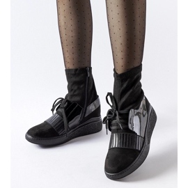 D/CEO Fekete Spoleto ékzoknis bokacsizma 2