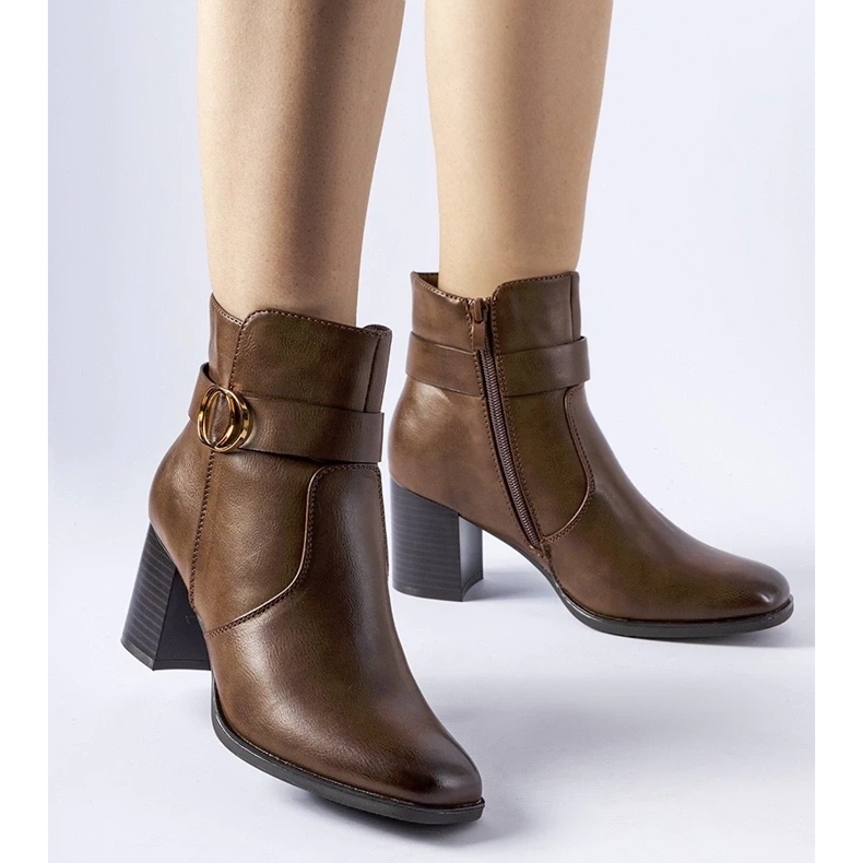 D/CEO Barna szigetelt bokacsizma a Muscoline-tól 1