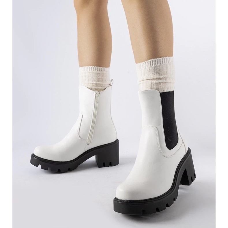 D/CEO Fehér szigetelt csizma Hattiesburg tömbbel 1