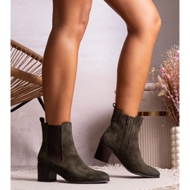 D/CEO Sabriya zöld bokacsizmák 1